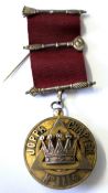 Silver gilt and enamel badge for the Joppa Chapter No 1114