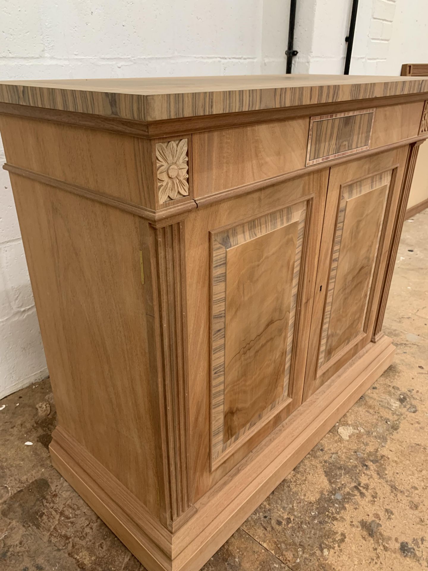 Small two-door Sideboard, in Mahogany finish, from the Corinthian range, requires finishing/ - Image 3 of 5