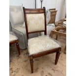 A single upholstered Dining, or Side, Chair, model no G289M4, RRP £968