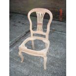 Dining Chair, from the "Trafalgar Cherry" range, requires finishing/polishing, RRP when finished £