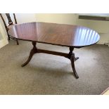 Oval reproduction Dining Table.