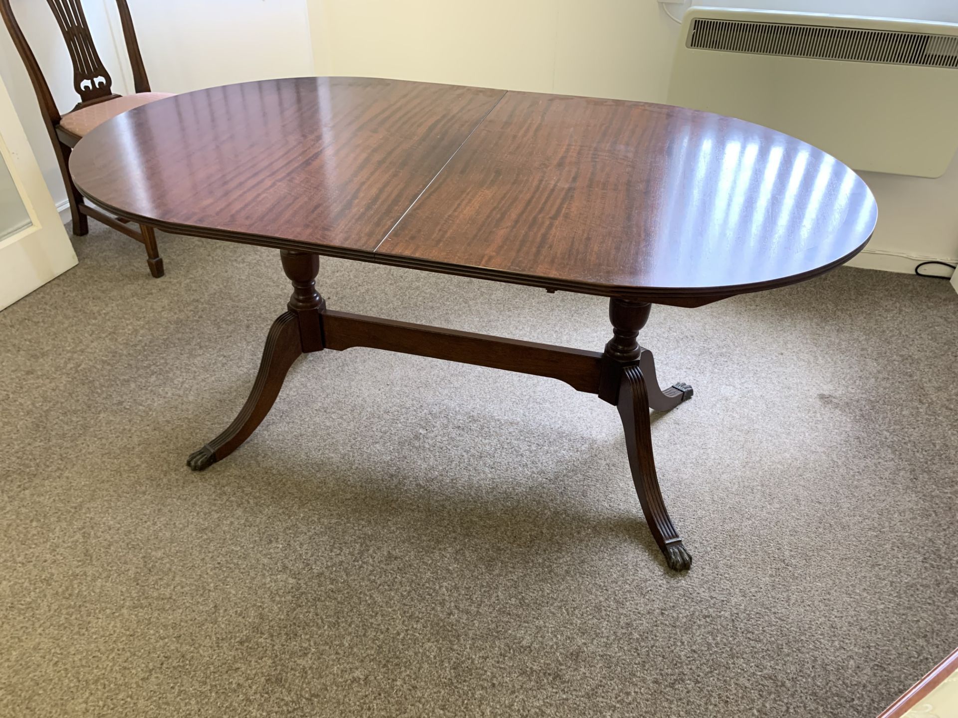 Oval reproduction Dining Table.