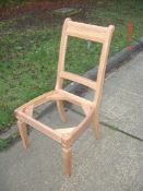 Dining Chair, mahogany finish, from the "Regal" range, requires finishing/polishing, RRP when
