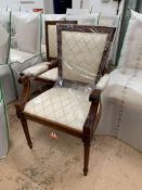 Set of twelve Dining Chairs (ten chairs and two carvers), model no C22W6. RRP £10764