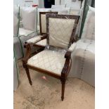 Set of twelve Dining Chairs (ten chairs and two carvers), model no C22W6. RRP £10764