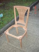Dining Chair, from the "Corinthian" range, requires finishing/polishing, RRP when finished £606.