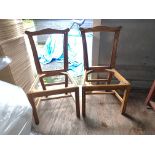 two various Chair Frames, require finishing/polishing.