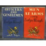 EVELYN WAUGH: 2 titles: MEN AT ARMS, London, Chapman & Hall, 1952, 1st edition, original cloth, dust