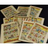 Packet: KNOCKOUT WEEKLY comic, 1949, complete year nos 514 to 566 includes BILLY BUNTER and SEXTON