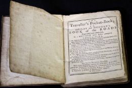 THE TRAVELLERS POCKET-BOOK OR OGILBY AND MORGAN'S BOOK OF THE ROADS IMPROVED AND AMENDED,,,
