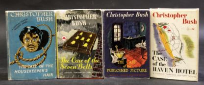 CHRISTOPHER BUSH: 4 titles: THE CASE OF THE HAVEN HOTEL, London, MacDonald, 1948, 1st edition,