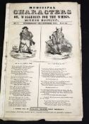 Early 19th century political pamphlet WAGGERIES FOR THE WHIGS dated October 1835, printed by
