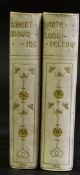 ROBERT BROWNING: THE POETICAL WORKS, London, Smith Elder 1902, 2 vols in one, port frontispieces,