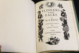 H E BATES: FLOWERS AND FACES, ill John Nash, London, The Golden Cockerel Press, 1935, (325) (319),