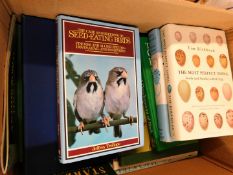 Box: bird books, The Starling, Health and Development of Birds, Wildfowl etc