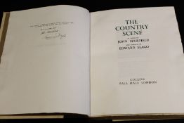 JOHN MASEFIELD: THE COUNTRY SCENE, ill Edward Seago, London, Collins, 1937, (50), numbered and