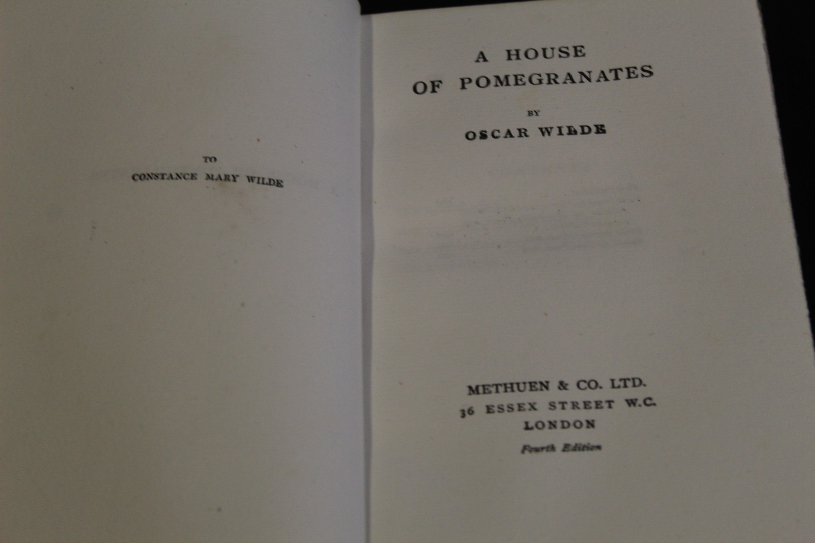 OSCAR WILDE: WORKS, London, Methuen, 1909-11, 13 vols, uncut, uniform blue morocco gilt, watered - Image 3 of 3