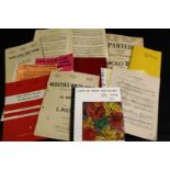 Two boxes: assorted sheet music including books on Handel's Messiah, The Marriage of Figaro and