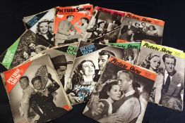 Editions of The Picture Show magazine from the 1940s
