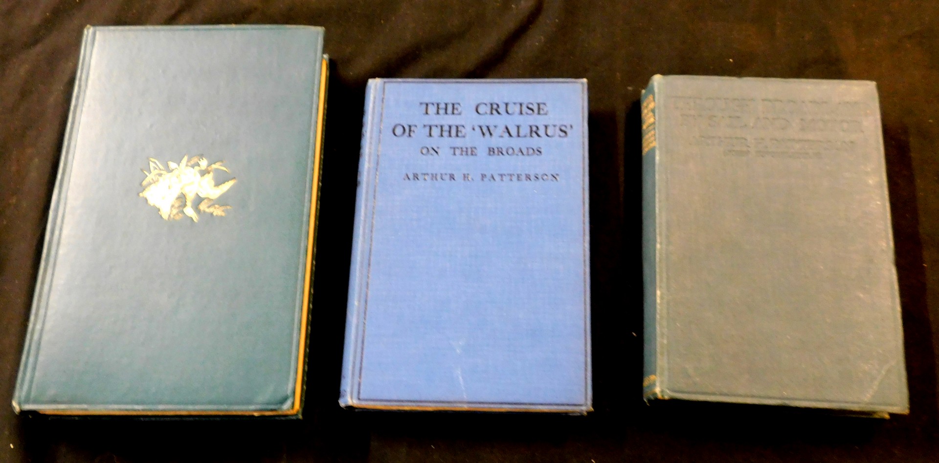 ARTHUR HENRY PATTERSON: 3 titles: THE CRUISE OF THE 'WALRUS' ON THE BROADS, London, Jarrolds [