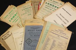 Railway interest: approx 100 hand bills from the 1940s to 1960s advertising British and Southern