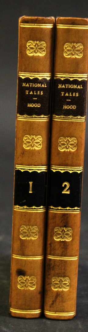 THOMAS HOOD: NATIONAL TALES, London, William H Ainsworth, 1827, 1st edition, 2 vols, 8 engraved - Image 3 of 3