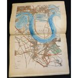 JOHN DOWER (DRAWN AND ENGRAVED): LONDON GUIDE TO THE INTERNATIONAL EXHIBITION 1862, 8 double page