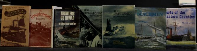 DAVID BUTCHER: 3 titles: THE DRIFTERMEN, 1979, 1st edition, original pictorial boards; THE