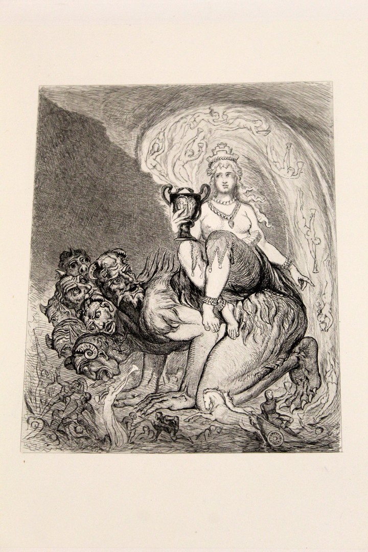 WILLIAM BELL SCOTT: WILLIAM BLAKE, ETCHINGS FROM HIS WORKS, London, Chatto & Windus, 1878, 1st - Image 4 of 4
