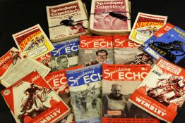 Eight Wembley Speedway programmes including 1949 Speedway Championship of the World Final, Wembley v