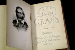 WALT WHITMAN: LEAVES OF GRASS, Boston, Thayer & Eldridge, 1860-61 but later, presumed Richard