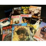 Two boxes: movie magazines including some 1st editions, (70)