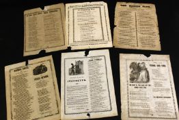 Quantity of pamphlets and advertising posters, one entitled THE SUICIDE CLUB. Estimate £40-60
