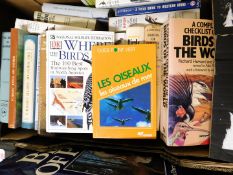 Box: bird books, Simpson & Day Field Guide of the Birds of Australia, Birds of Nepal, Birds of the