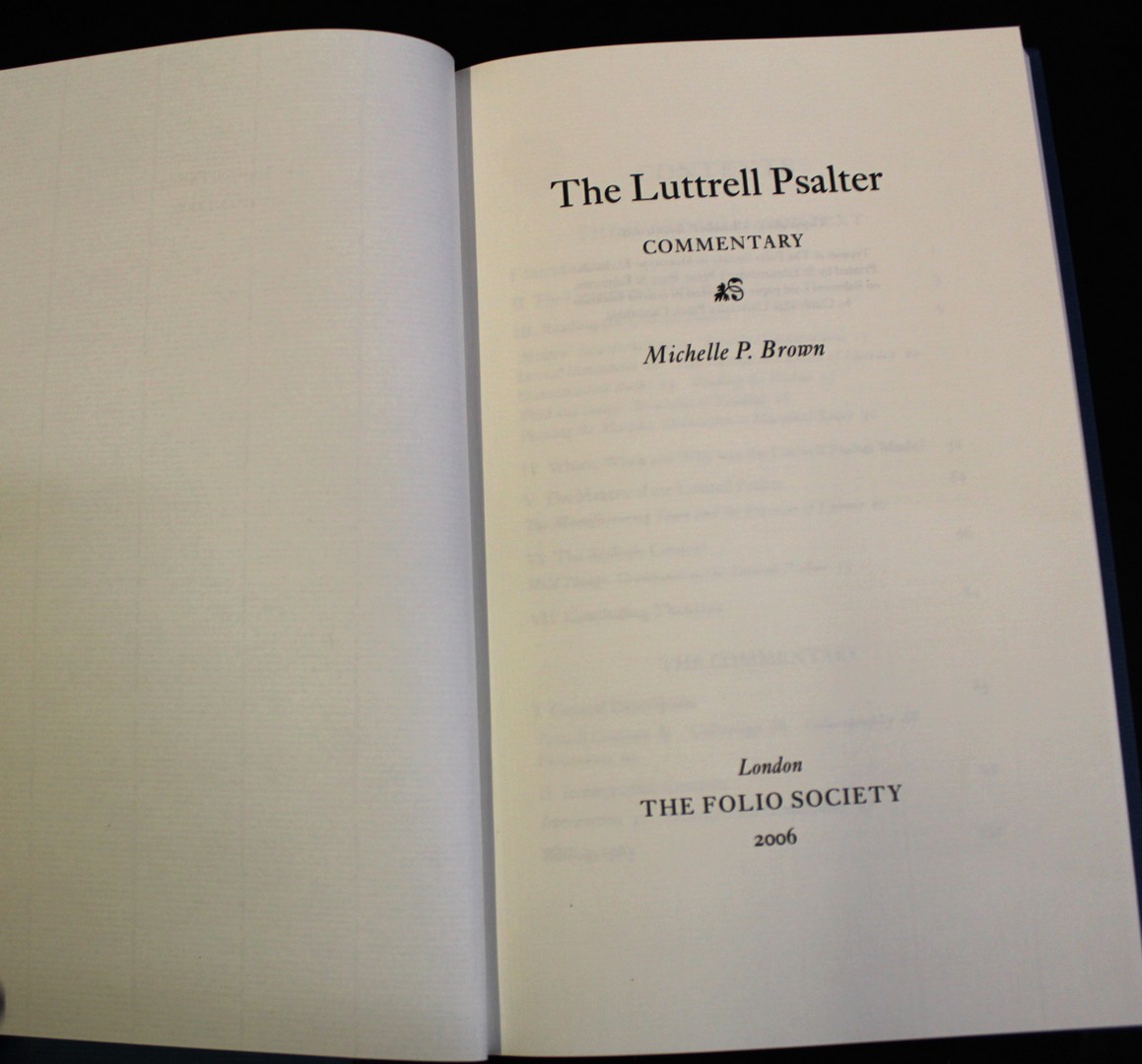 THE LUTTRELL PSALTER, London, The Folio Society, 2006, (1480), numbered, folio, original - Image 2 of 5