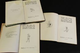 ALAN ALEXANDER MILNE: 3 titles: all ill E H Shepherd: WINNIE THE POOH, London, Methuen, 1926, 2nd