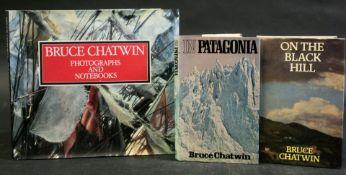 BRUCE CHATWIN: 3 titles: IN PATAGONIA, London, Jonathan Cape, 1977, 1st edition, map end papers,