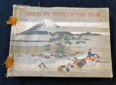 SIGHTS AND SCENES IN FAIR JAPAN, Tokyo, Imperial Government Railways, circa 1910, 2 maps, 50