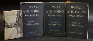 DENIS RICHARDS AND HILARY ST G SAUNDERS: ROYAL AIR FORCE 1939-1945, London, HMSO, 1953-54, 1st