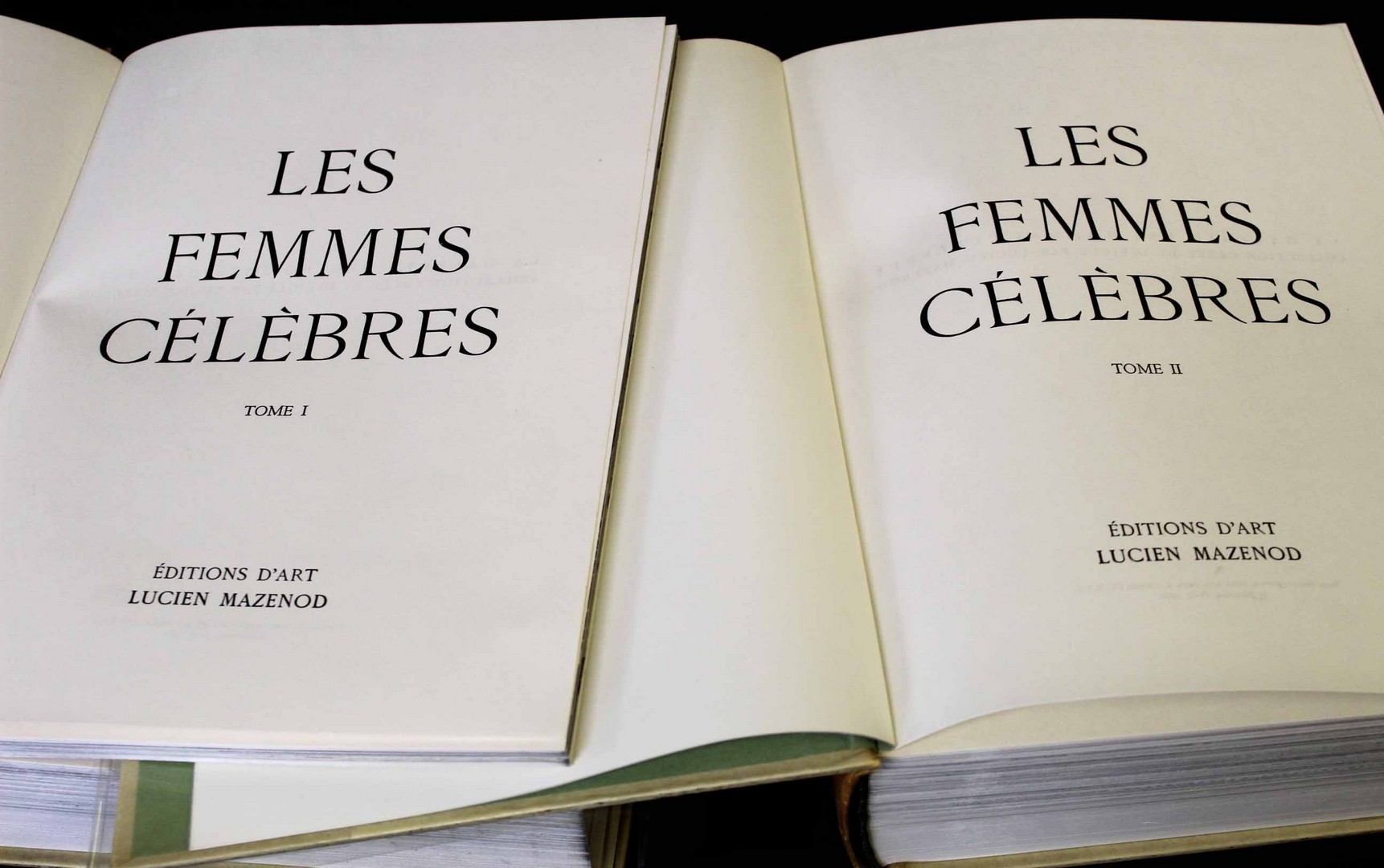 LUCIENE MEZENOD AND OTHERS: LES FEMMES CELEBRE, Paris, Editions D'Art, 1960-61, 1st edition, 2
