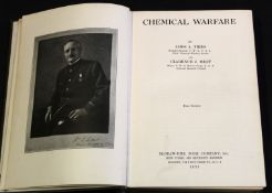 AMOS A FRIES AND CLARENCE J WEST: CHEMICAL WARFARE, New York and London, McGraw-Hill, 1921, 1st
