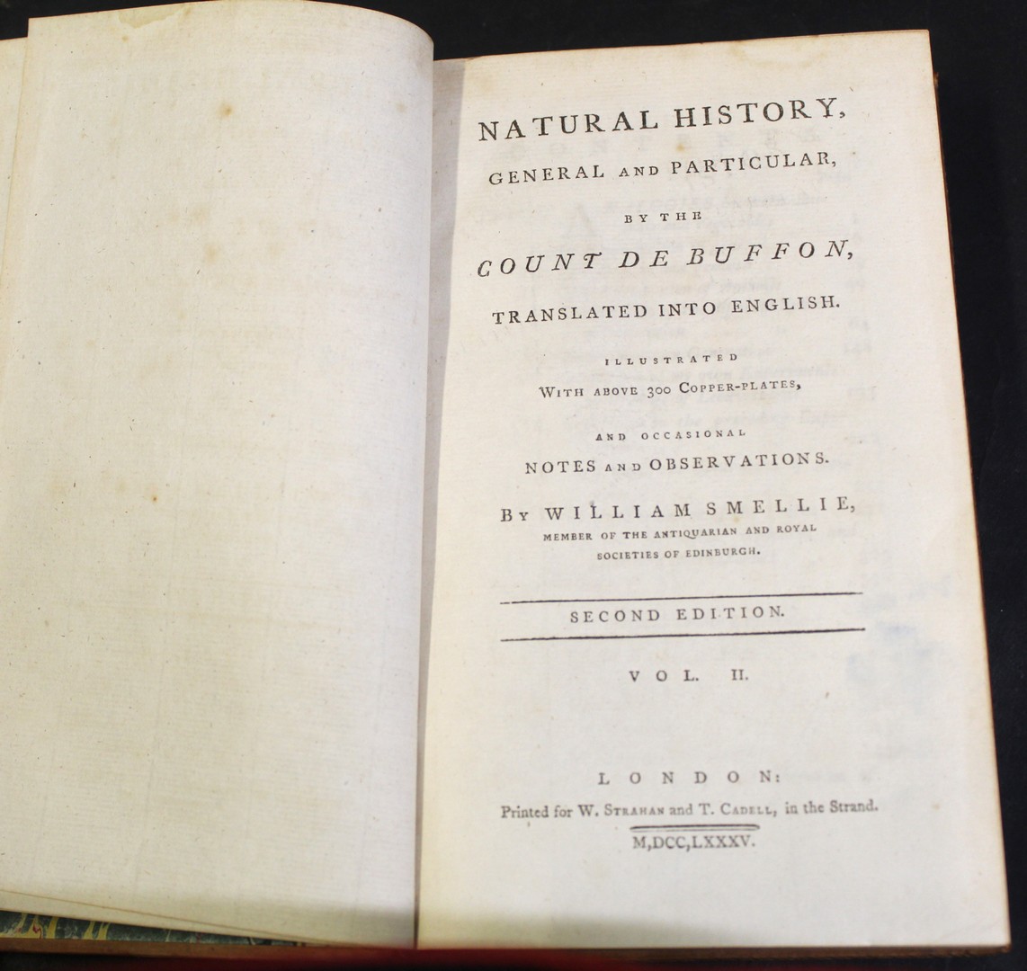 GEORGE LOUIS LE CLERK, COUNT DE BUFFON: NATURAL HISTORY GENERAL AND PARTICULAR, trans/ed William - Image 2 of 2