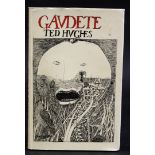 TED HUGHES: GAUDETE, London, Faber & Faber, 1977, 1st edition, original cloth, dust wrapper