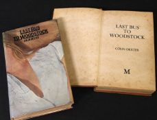 COLIN DEXTER: LAST BUS TO WOODSTOCK, 1975, 1st edition, ex-lib, original cloth, dust wrapper +