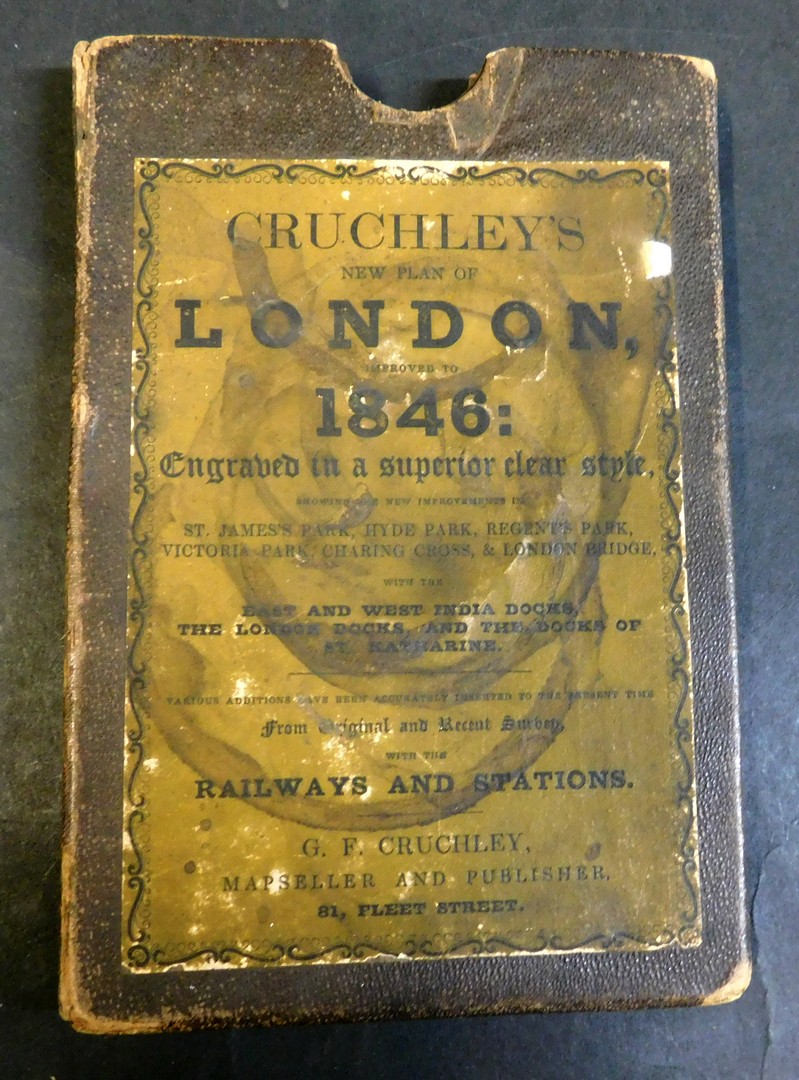 G F CRUCHLEY: CRUCHLEY'S NEW PLAN OF LONDON IMPROVED INCLUDING THE EAST AND WEST INDIA DOCKS, - Image 2 of 2
