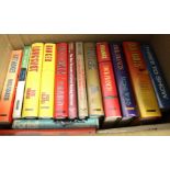 Two boxes: DICK FRANCIS titles including some signed