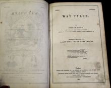 PIERCE EGAN: WAT TYLER, London, W S Johnson et al, 1851, "large" edition, modern calf backed boards