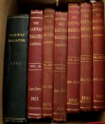 Box: containing editions of The Railway Magazine 1925, 1926, 1930 and 1931