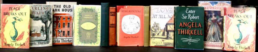 ANGELA THIRKELL: 25 titles: MARLING HALL, London, 1942, 1st edition, original cloth, dust-wrapper;