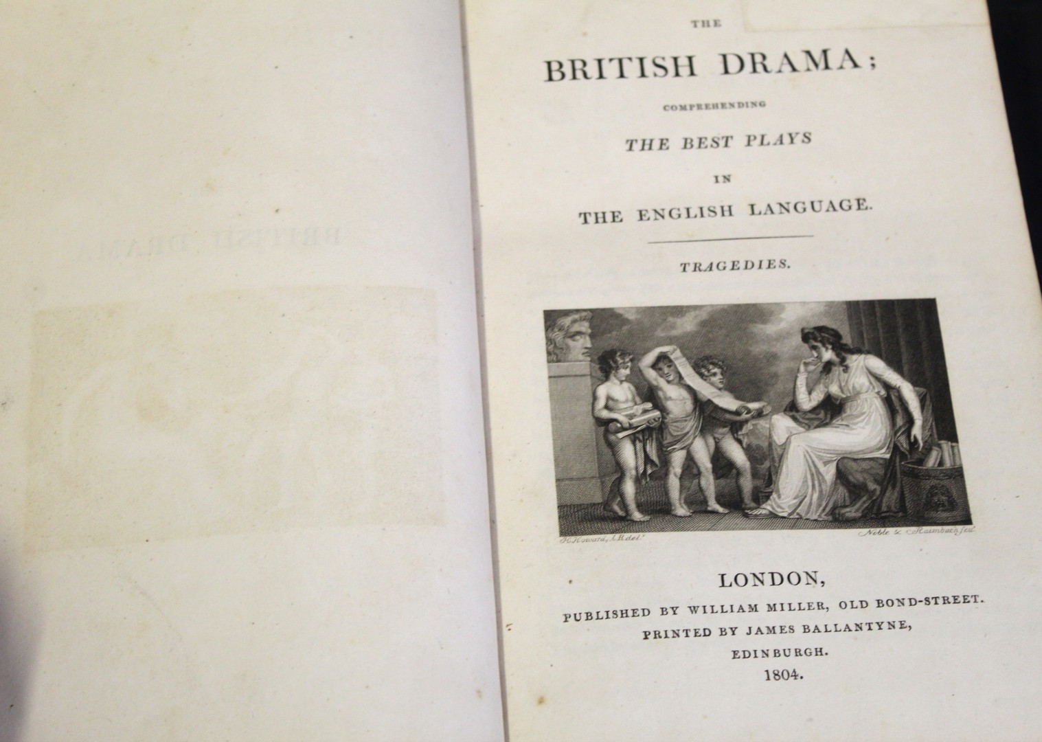 THE BRITISH DRAMA COMPREHENDING THE BEST PLAYS IN THE ENGLISH LANGUAGE, COMEDIES - TRAGEDIES - - Image 2 of 2